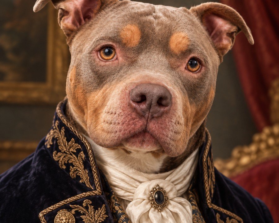 Portrait animal style Aristocrate