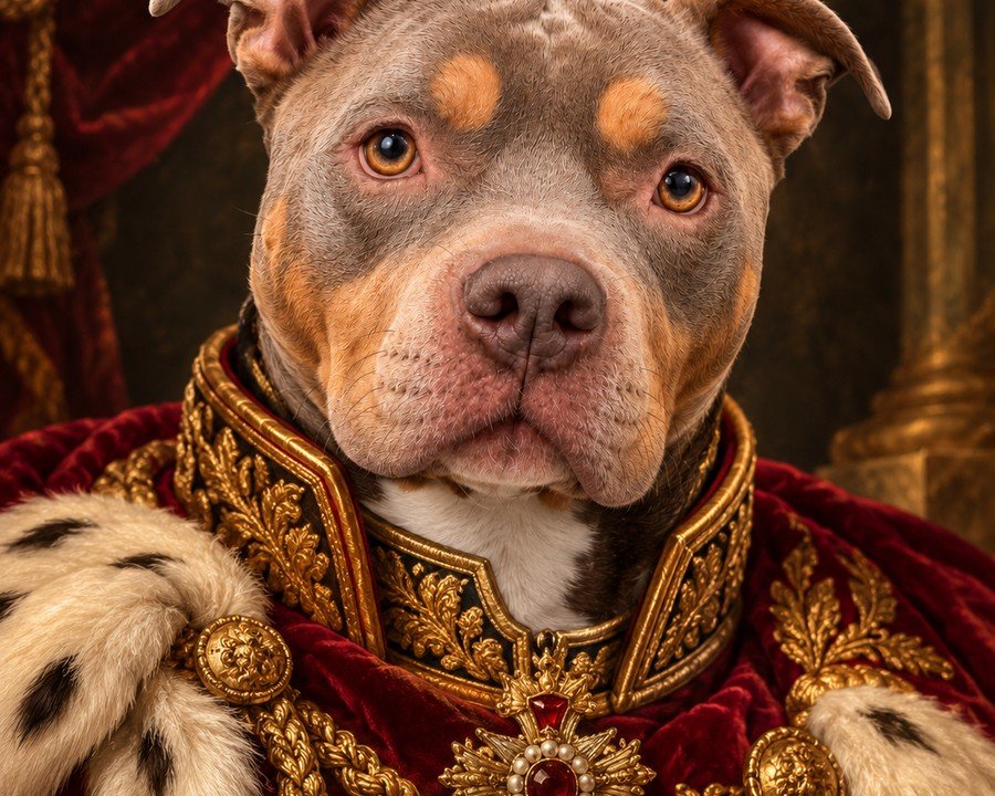 Portrait animal style Empereur