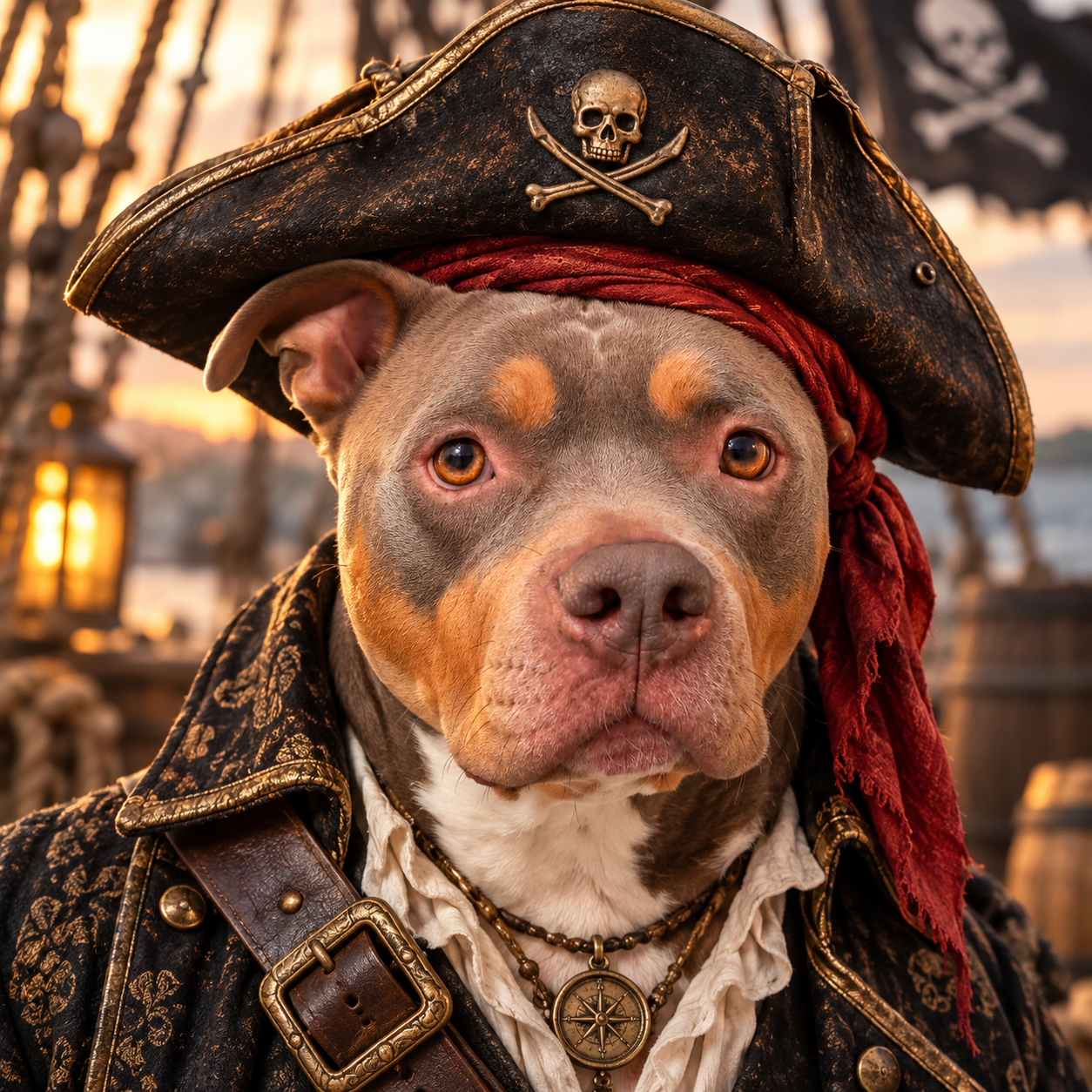 Portrait animal style Pirate