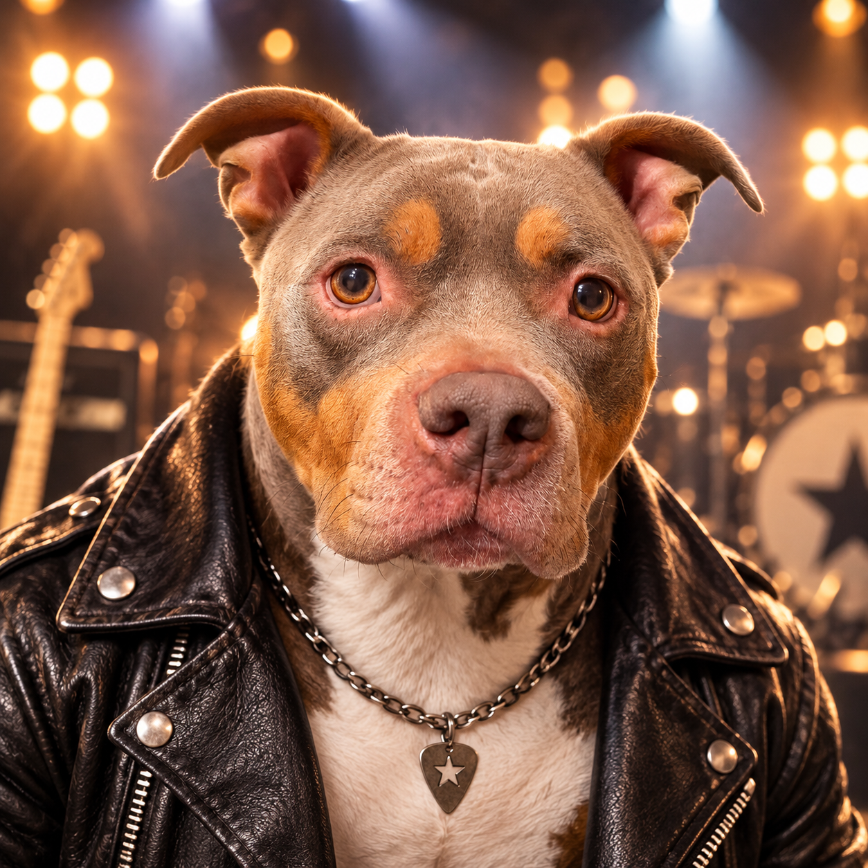 Portrait animal style Rockstar